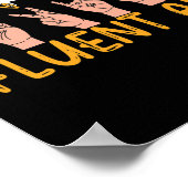 I fluent 話 ASL – 手話盲ろう認識度 ポスター (角)