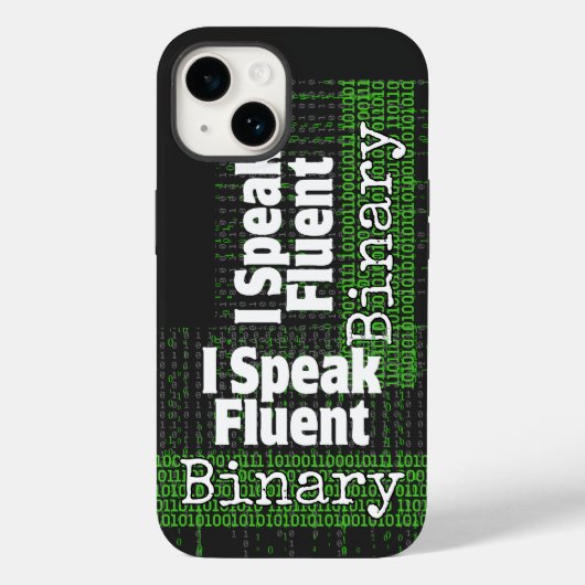 I fluent 話 binary.b Case-Mate iPhoneケース (裏面)