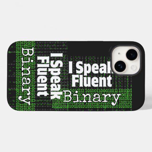 I fluent 話 binary.b Case-Mate iPhoneケース (裏面 (横))