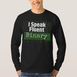 I fluent 話 binary.b tシャツ