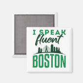 I Fluent 話 Bostonボストニア語のアクセント マグネット (正面/裏面)