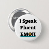 I Fluent 話 Emoji 缶バッジ (正面&裏面)