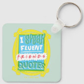 I Fluent 話 FRIENDS™引用文- Peephole キーホルダー (裏面)