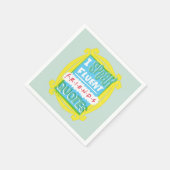 I Fluent 話 FRIENDS™引用文- Peephole スタンダードカクテルナプキン (角)