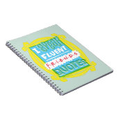 I Fluent 話 FRIENDS™引用文- Peephole ノートブック (右側)