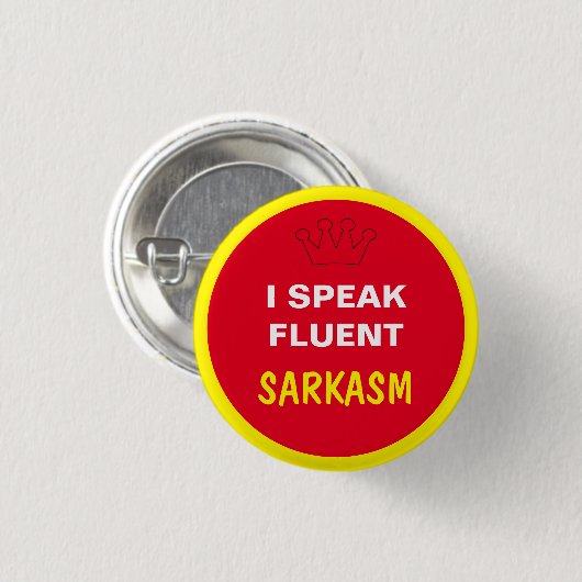 I Fluent 話 - SARKASM 缶バッジ (正面&裏面)