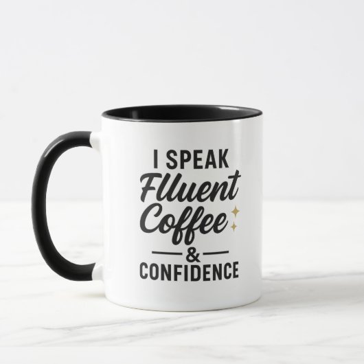 I Fluent Coffee話 – エはっきりしたネルマフェミニング マグカップ (左)