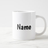 「I Fluent Iimm」のジャンボ話サイズ・マグ ジャンボコーヒーマグカップ (右)