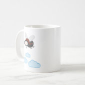 I fly so high - Puck die Stubenfliege コーヒーマグカップ (正面左)