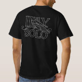 I Fly Solo：ソロ飛んでいる、ハイ飛んでいる1 Tシャツ (裏面)