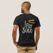 I Fly Solo ：無限の自由 Tシャツ (裏面フル)