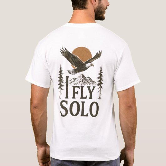 I_FLY_SOLO_EAGLE2 Tシャツ (裏面)