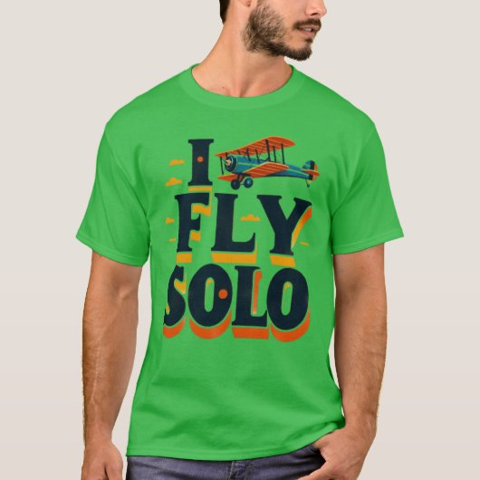 I_Fly_Solo, Sky_Awaits_1 Tシャツ (正面)