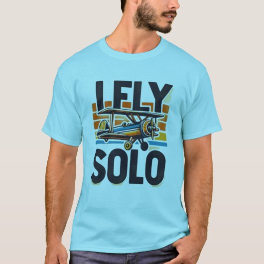 I Fly Solo, Sky Awaits 2 Tシャツ (正面)