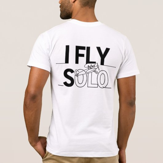 I Fly Solo: Sky Freedom 3 Tシャツ (裏面)