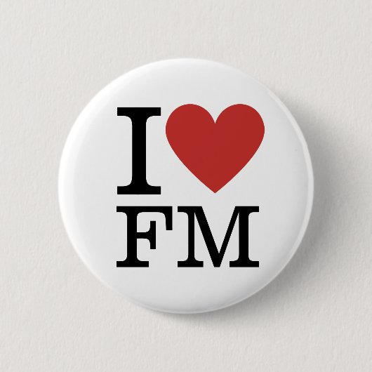 I FM設備❤️管理の従業員のカスタム暗証番号 缶バッジ (正面)