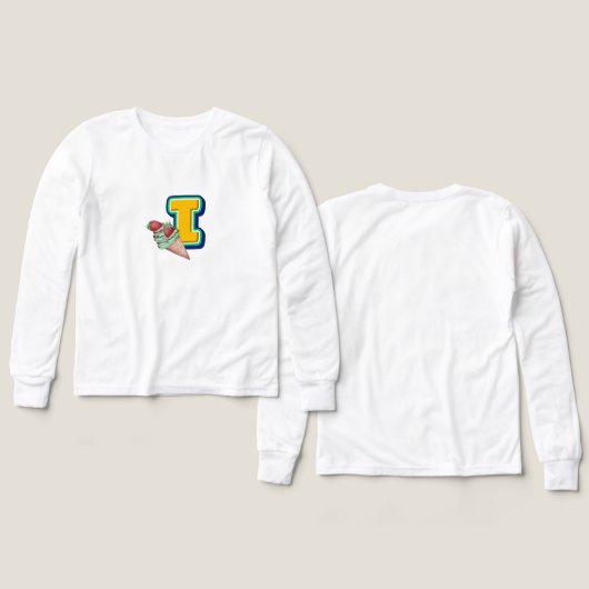 I for Ice cream (デザイン 正面＆背面)