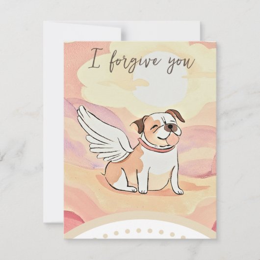 i forgive you  招待状 (正面)