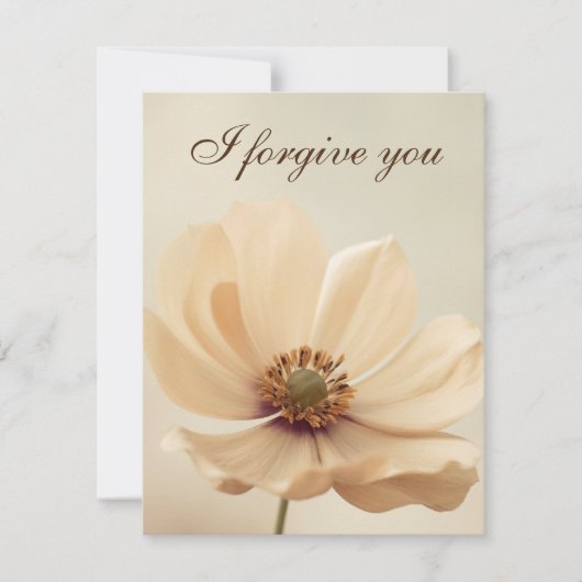 i forgive you flower 招待状 (正面)