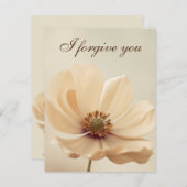 i forgive you flower 招待状 (正面/裏面)