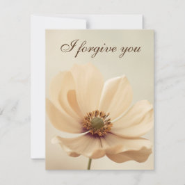 i forgive you flower 招待状