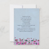 i forgive you flower 招待状 (裏面)