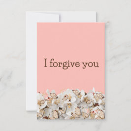i forgive you flower butterfly 招待状