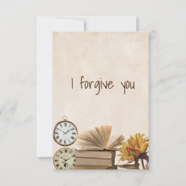 i forgive you flower vintage 招待状