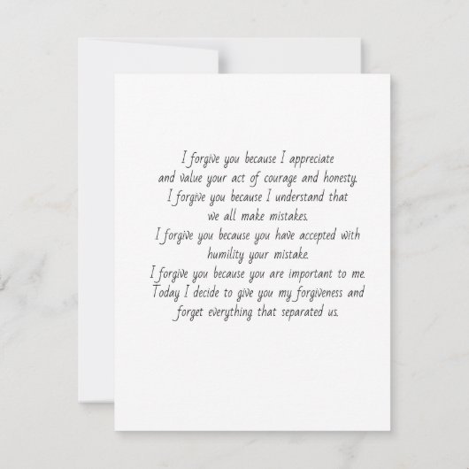 i forgive you mom 招待状 (裏面)