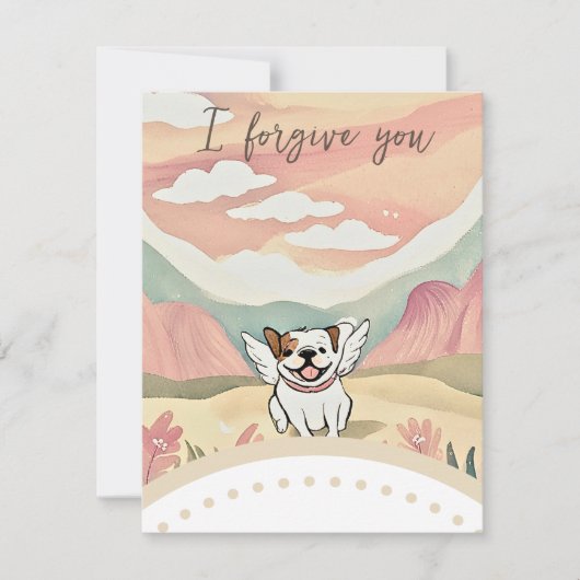 i forgive you mom 招待状 (正面)