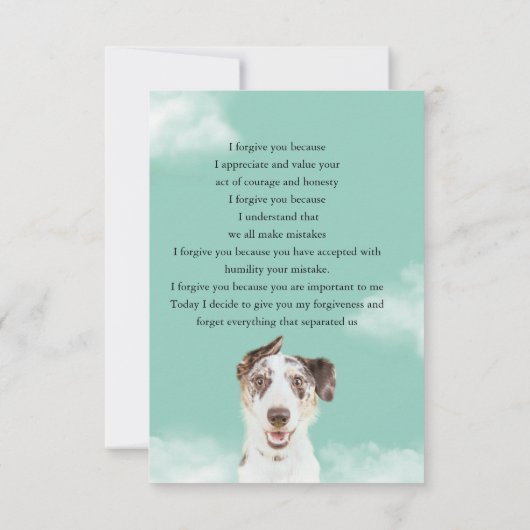 i forgive you sky dog 招待状 (裏面)