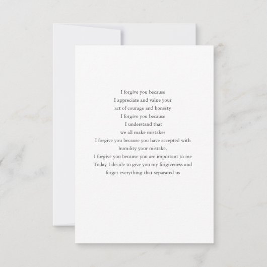 i forgive you sky horse 招待状 (裏面)