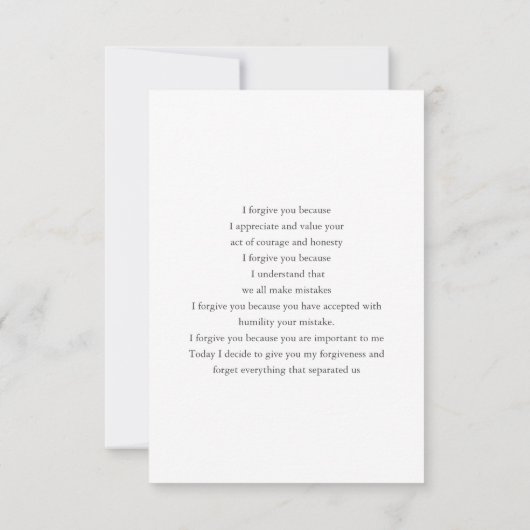 i forgive you sky horse 招待状 (裏面)