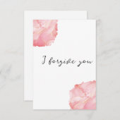 i forgive you sky horse 招待状 (正面/裏面)