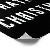 I Foring Hate Christmas Funny Anti-christmas  ポスター (角)