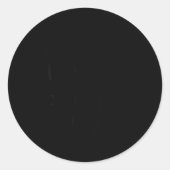 I Foring-hate My Chungus Life  ラウンドシール (正面)