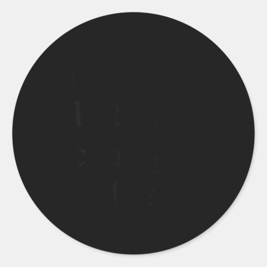 I Foring-hate My Chungus Life  ラウンドシール (正面)