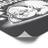 I Freaking Hate My Chungus Life Funny Meme Quote  ポスター (角)