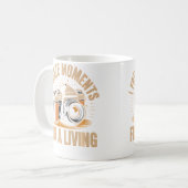 I Freeze Moments For A Living Funny Photographer P コーヒーマグカップ (正面左)