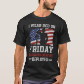 I Friday We衣服Red Remember Everyone Deployment Tシャツ (正面)