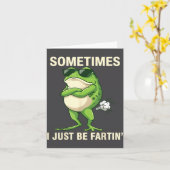 I Frog Just Farting Sometimes Club カード (黄色い花)