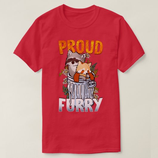 I Furries誇りを持ったコスプレファンダム4 Tシャツ (デザイン正面)