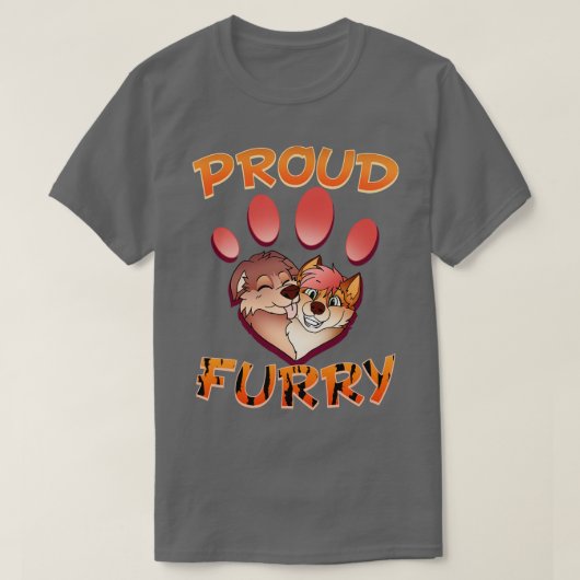 I Furries誇りを持ったコスプレファンダム9 Tシャツ (デザイン正面)