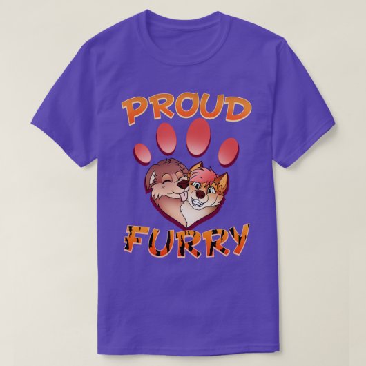 I Furries誇りを持ったコスプレファンダム9 Tシャツ (デザイン正面)