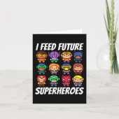 I Future 食べ物を与え Superheroes School Lunch Lady Squa カード (正面)