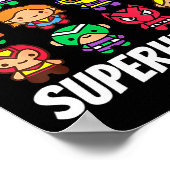 I Future 食べ物を与え Superheroes School Lunch Lady Squa ポスター (角)