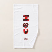 I Fuzzy Uバスルームのタオルセット バスタオルセット (ハンドタオル)