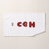 I Fuzzy Uバスルームのタオルセット バスタオルセット (ハンドタオル)