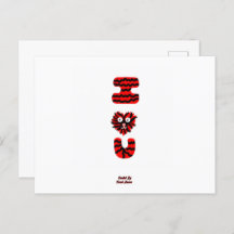 I Fuzzy Uポストカード