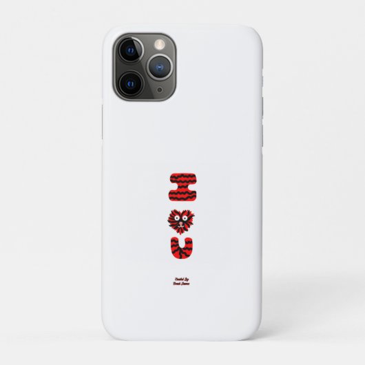 I Fuzzy U Apple iPhone 11 Proケース Case-Mate iPhoneケース (裏)